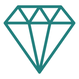 Diamond Decal (Turquoise)